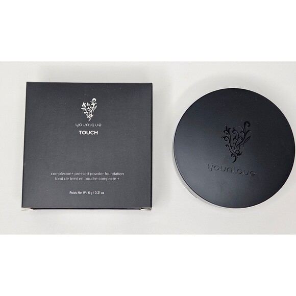 Younique Touch Complexion+ Pressed Powder Foundation Khaki .21oz New in Box - Picture 3 of 7